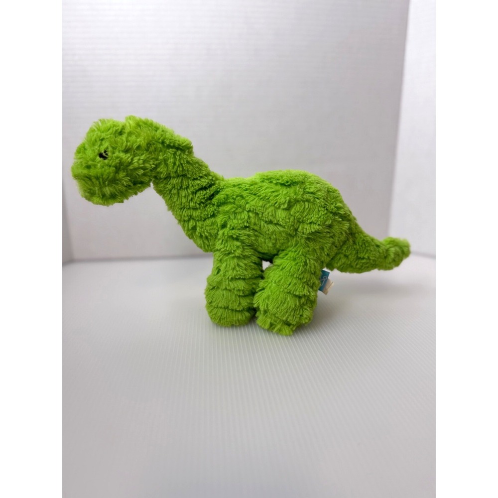 Manhattan Toy Company Brontosaurus Dinosaur Plush Stuffed Animal Green